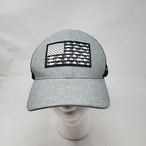 Columbia PFG Hat Cap Mens Fishing American Flag Mesh Back Breathable OSFM